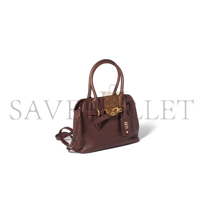MIU MIU AVENTURE NAPPA LEATHER BAG 5BA292 (30*22*10cm) MIU MIU AVENTURE NAPPA LEATHER BAG 5BA292 (30*22*10cm)